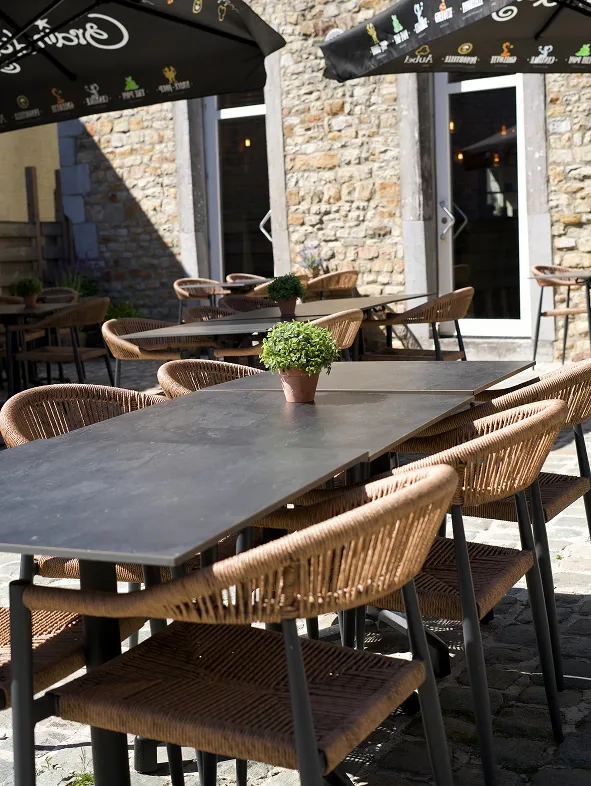 La terrasse arrière
